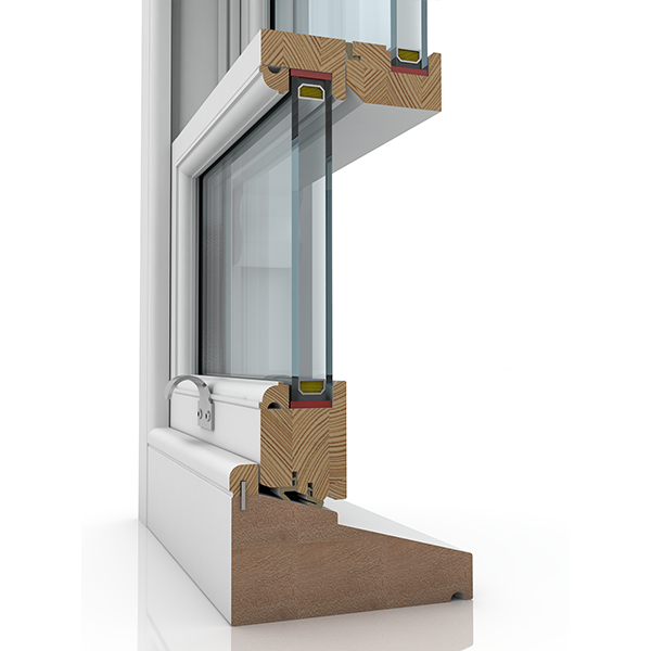 Sash Balance Elegance 50-63 ogee + staff bead SBD - Uniwindows.co.uk